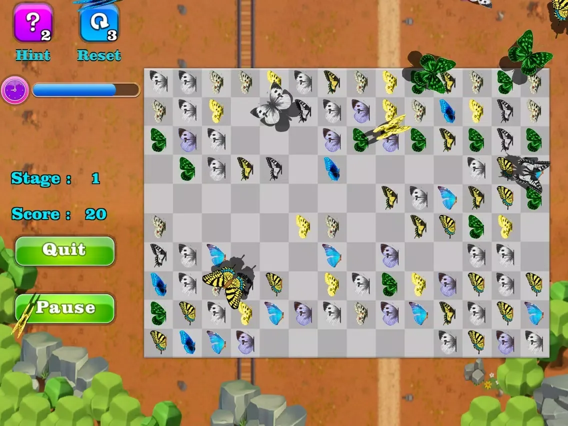 Captures d'écran de Onet Connect Butterfly iPad 