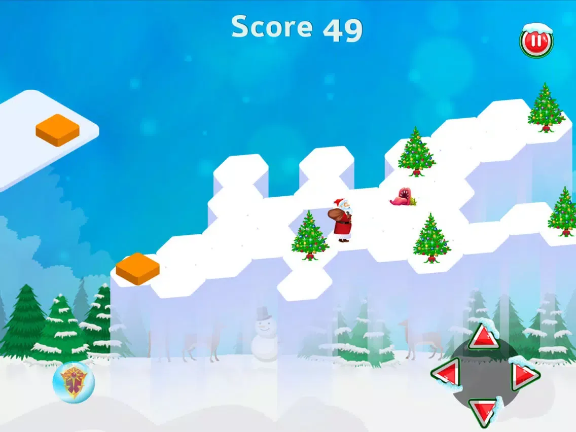 Tangkapan layar Santa Snow Runner iPad 