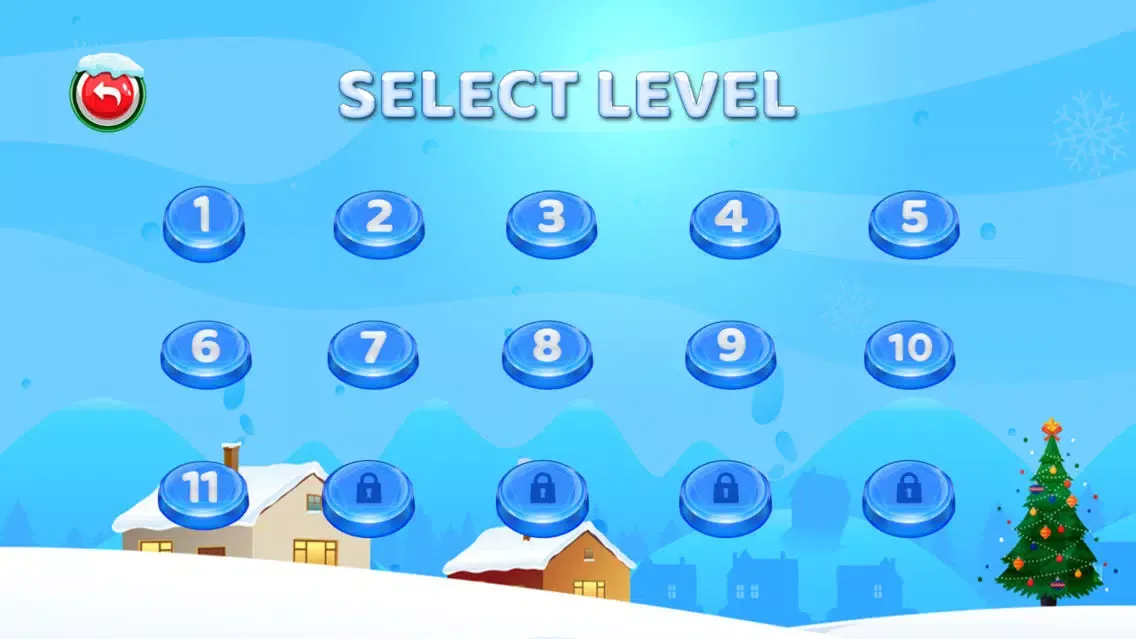Tangkapan layar Santa Snow Runner