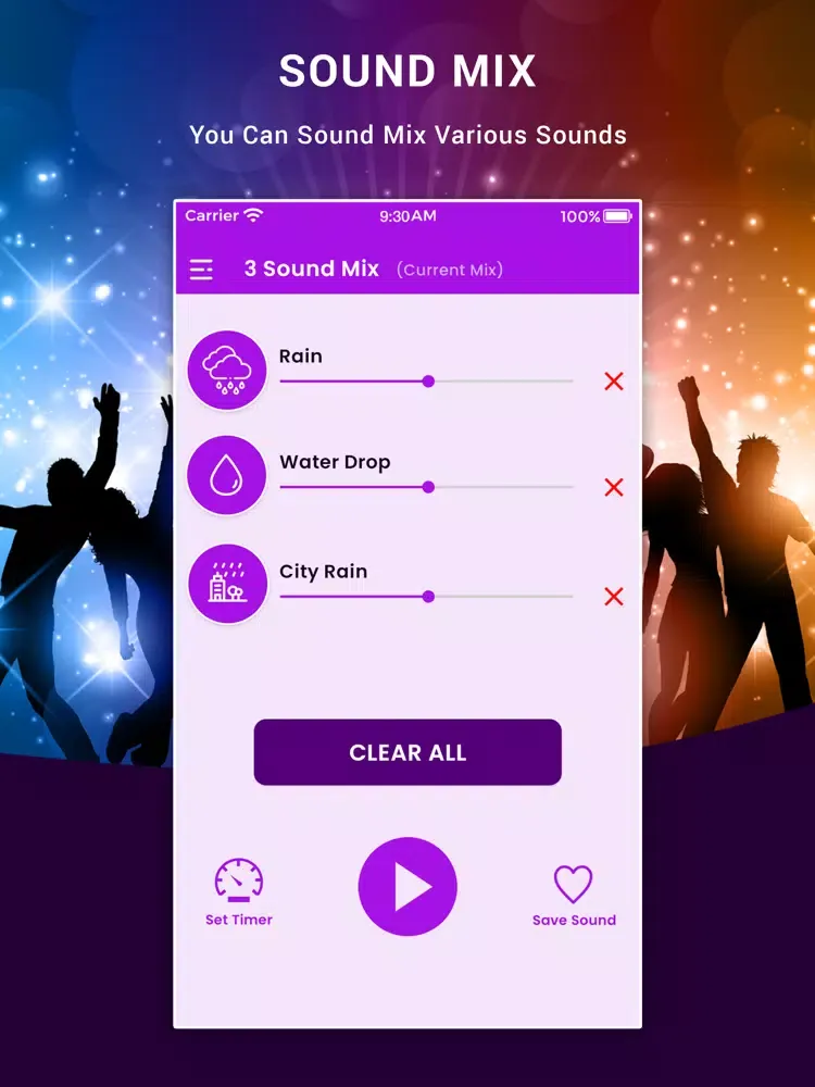Tangkapan layar Meditation Sleep : Music app iPad 