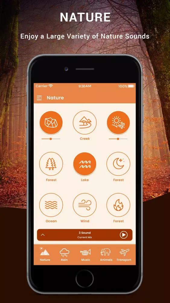Tangkapan layar Meditation Sleep : Music app