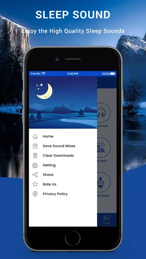 Tangkapan layar Meditation Sleep : Music app