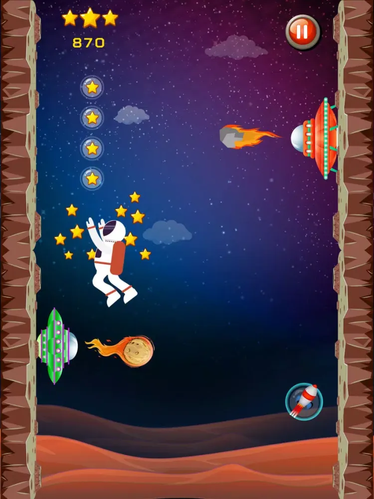 Zrzuty ekranu Spaceman : Super Endless Jump iPad 