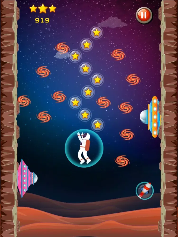 Zrzuty ekranu Spaceman : Super Endless Jump iPad 