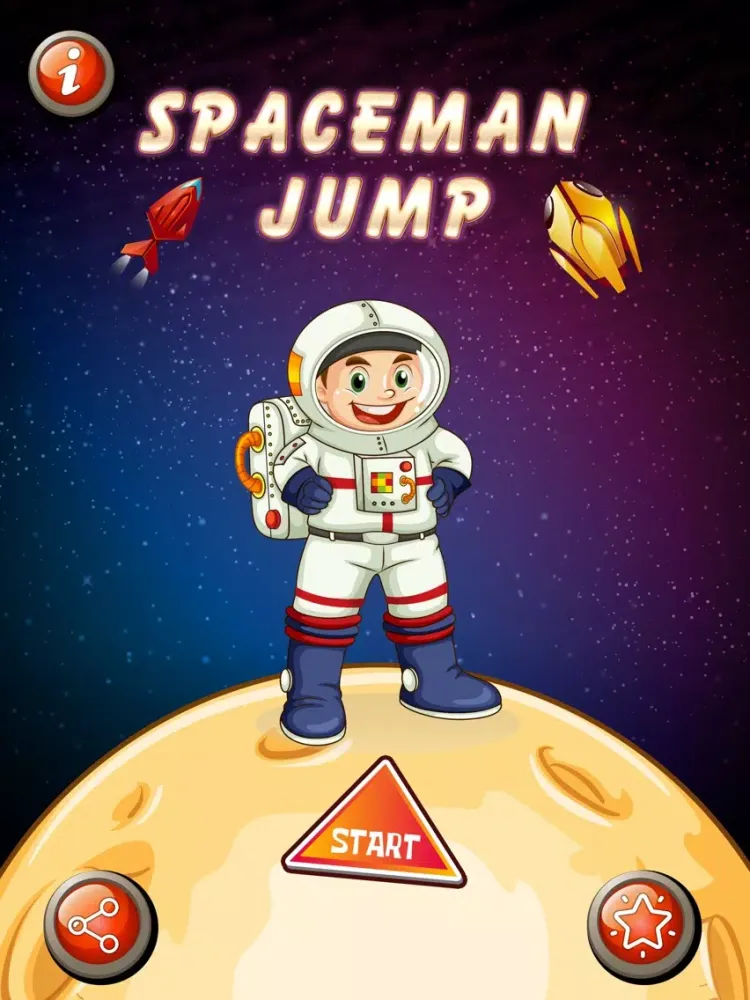 Zrzuty ekranu Spaceman : Super Endless Jump iPad 