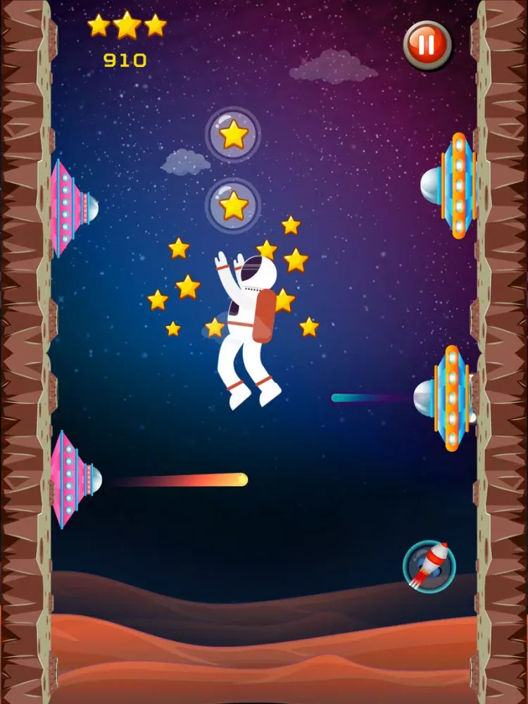 Zrzuty ekranu Spaceman : Super Endless Jump iPad 