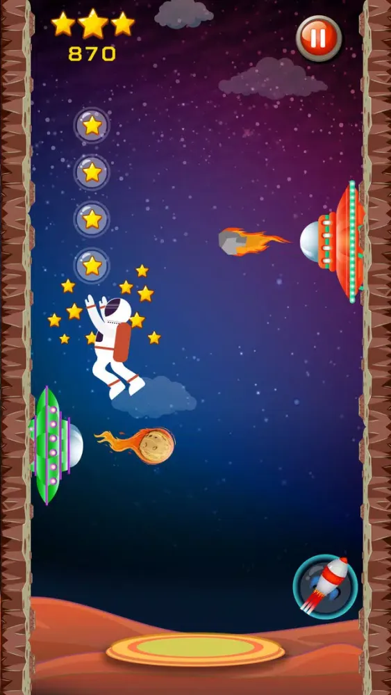 Zrzuty ekranu Spaceman : Super Endless Jump