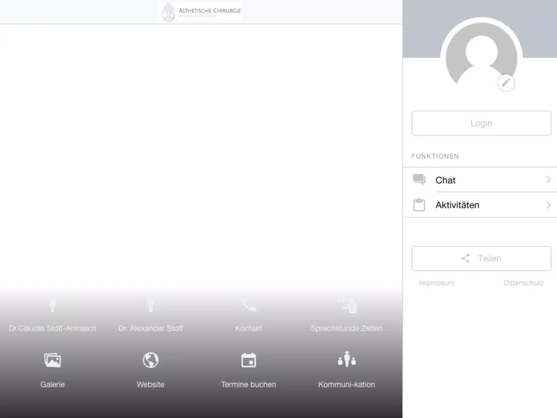 Ästhetische Chirurgie iPad  스크린샷