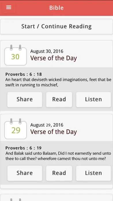 Bible KJV with Audio Screenshots