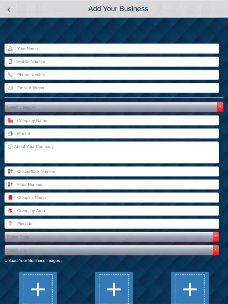 Connect Textile Directory iPad  Screenshots