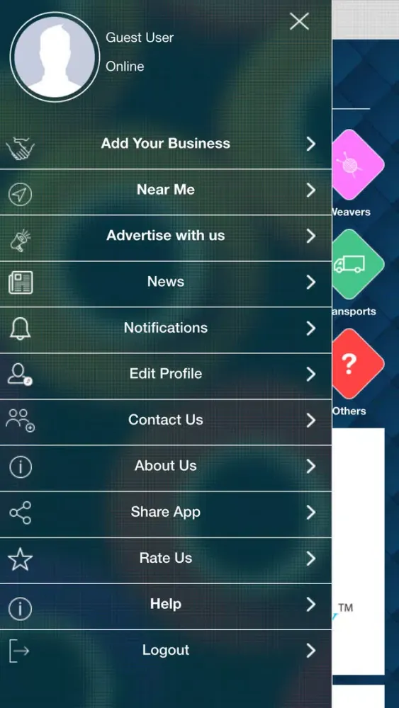 Connect Textile Directory Screenshots