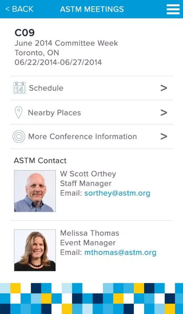 Capturas de pantalla de ASTM Mobile
