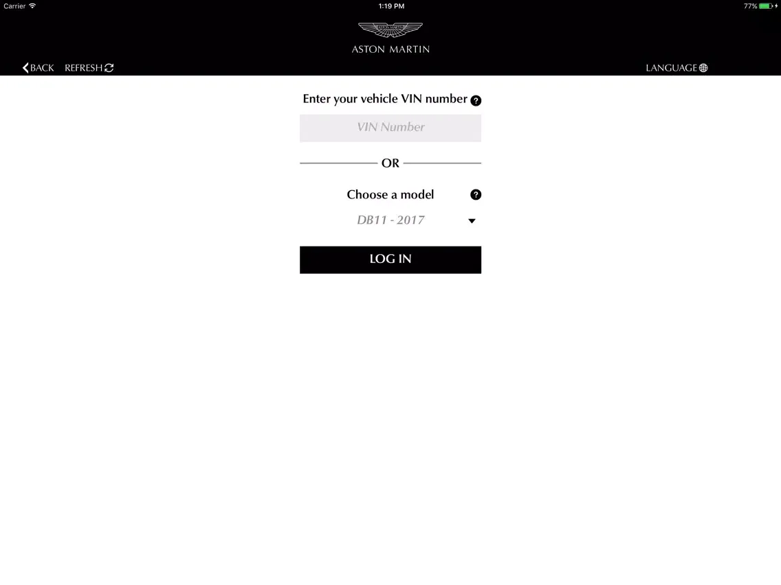 Aston Martin Owner’s Guide iPad  スクリーンショット