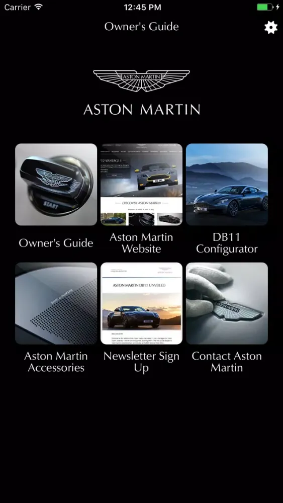 Aston Martin Owner’s Guide スクリーンショット