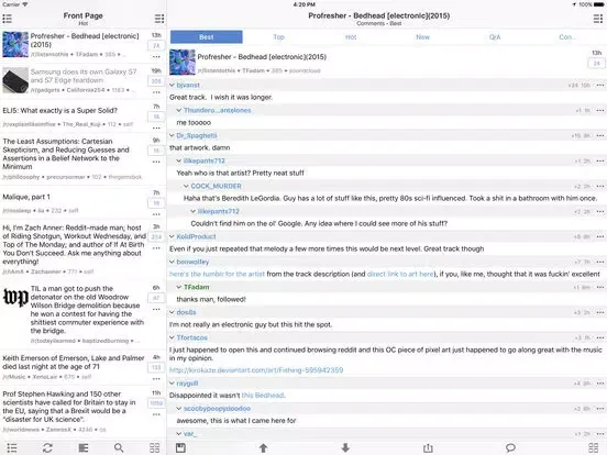 Скриншоты ReddIdeal for Reddit - Pics, Videos & Multireddits iPad 