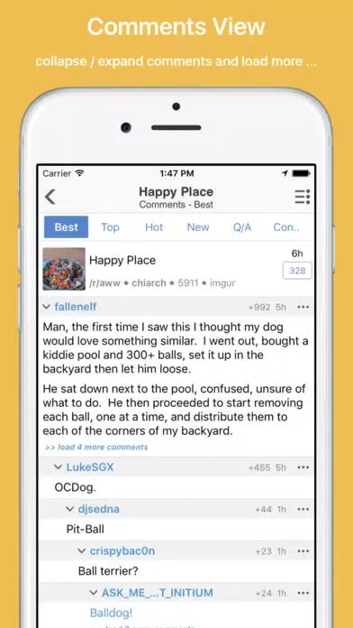 Скриншоты ReddIdeal for Reddit - Pics, Videos & Multireddits