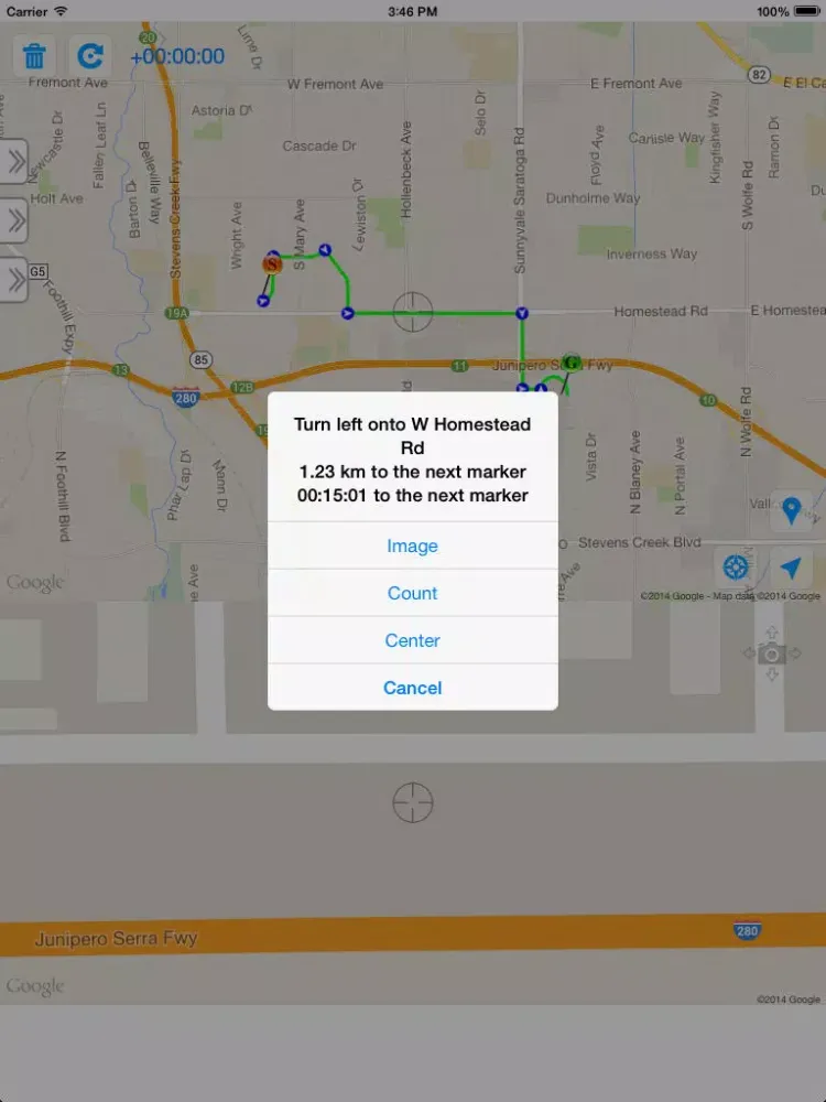 Navi for a walk iPad  스크린샷