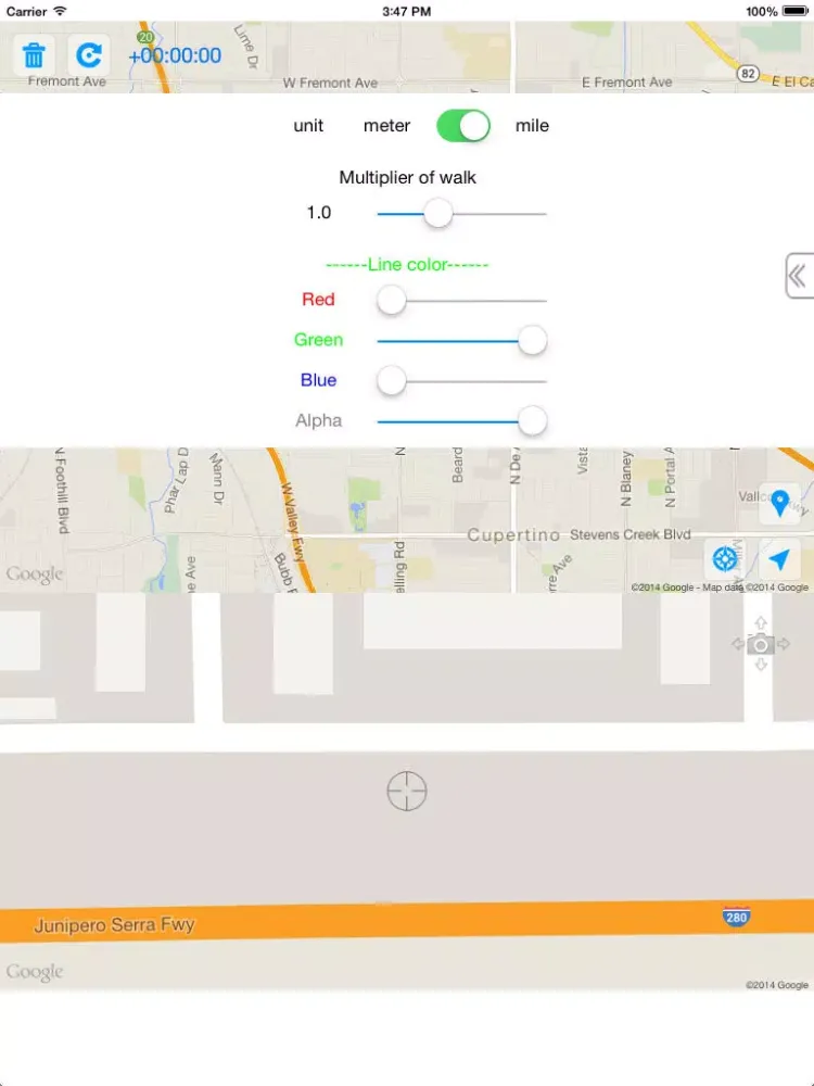 Navi for a walk iPad  스크린샷