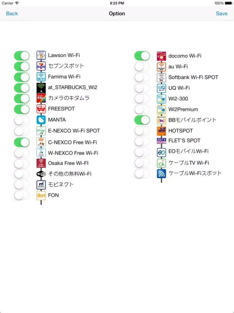 Wi-Fiナビ iPad  স্ক্রিনশট