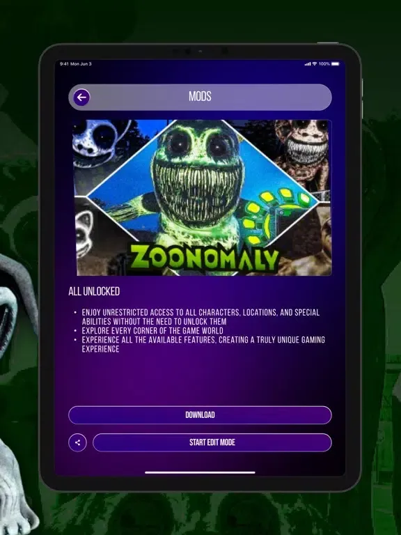 Zoonomaly Game iPad  Screenshots