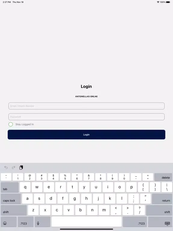 Antonella's Restaurant iPad  سکرین شاٹس