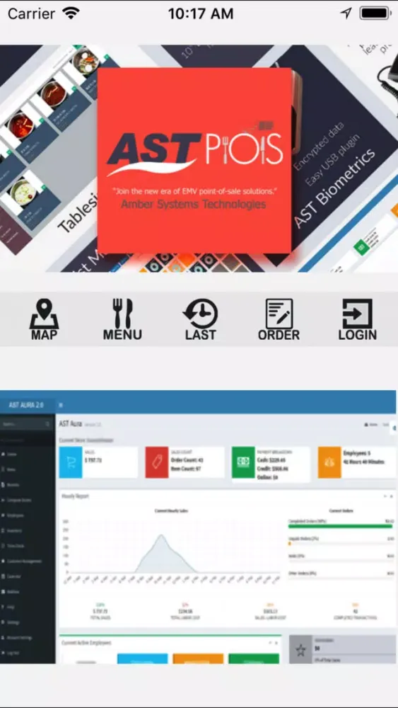 Ảnh chụp màn hình của AST Online