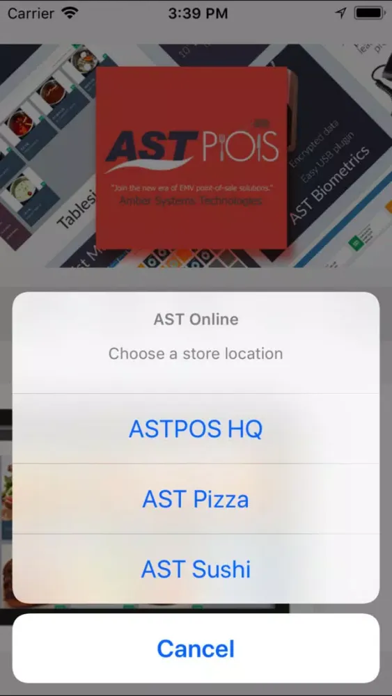 Ảnh chụp màn hình của AST Online