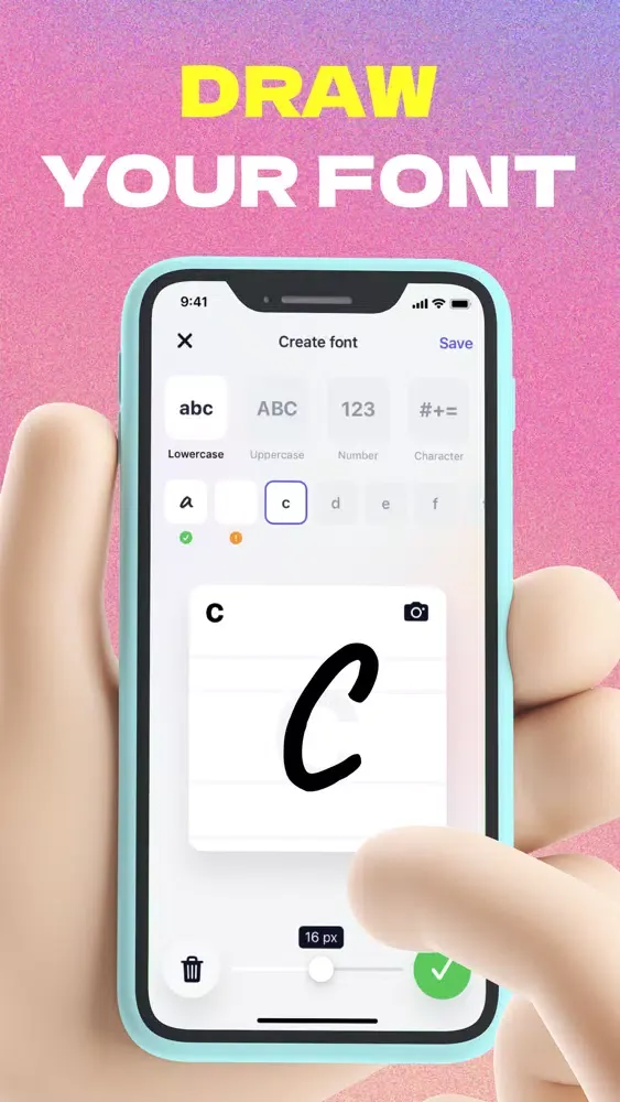 Captures d'écran de Fontory: Create Your Own Font