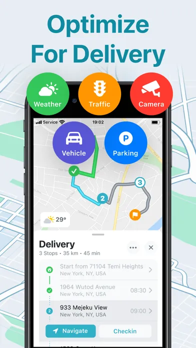 Ảnh chụp màn hình của enRoute: Smart Route Planner