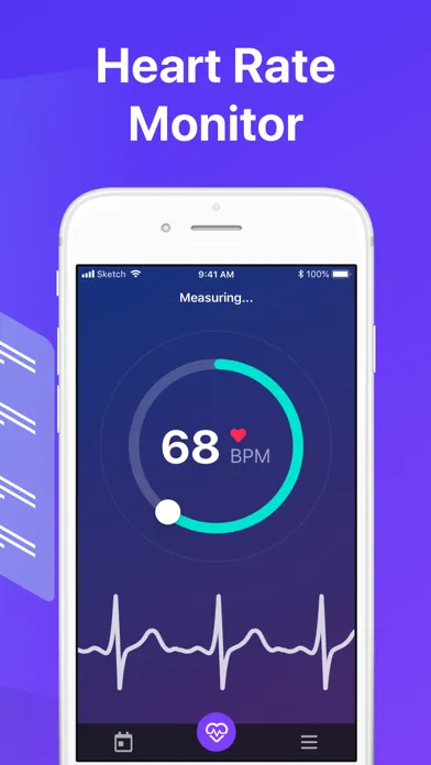 Capturas de pantalla de Heart Rate Monitor - Pulse App