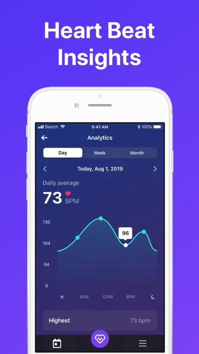 Capturas de pantalla de Heart Rate Monitor - Pulse App