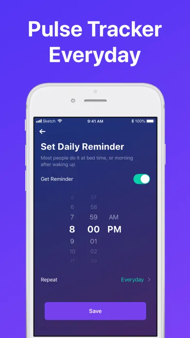 Capturas de pantalla de Heart Rate Monitor - Pulse App