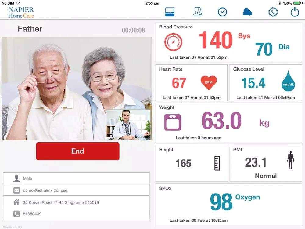 صور Napier HomeCare iPad 