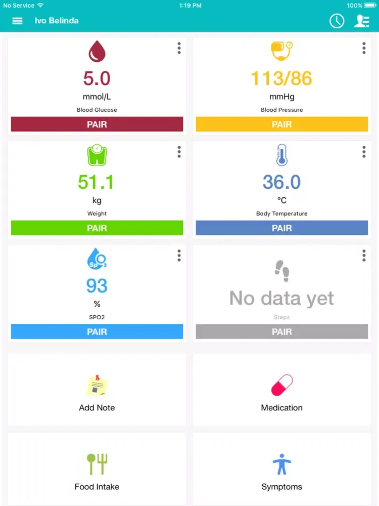 Screenshot di Ast Vitals iPad 