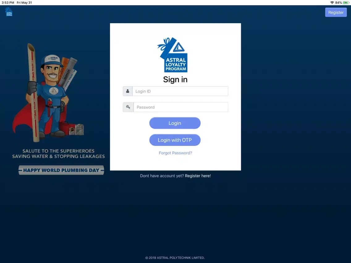 Capturas de pantalla de Astral Loyalty Program iPad 