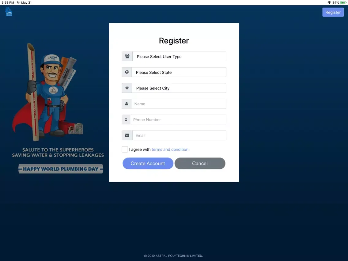 Capturas de pantalla de Astral Loyalty Program iPad 