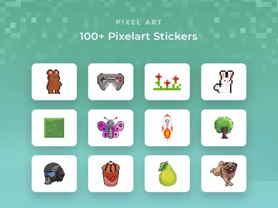 تصاویر Pixel Art: Paint By Numbers iPad 