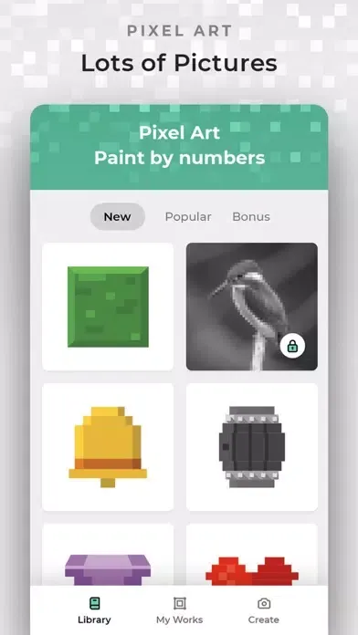 تصاویر Pixel Art: Paint By Numbers
