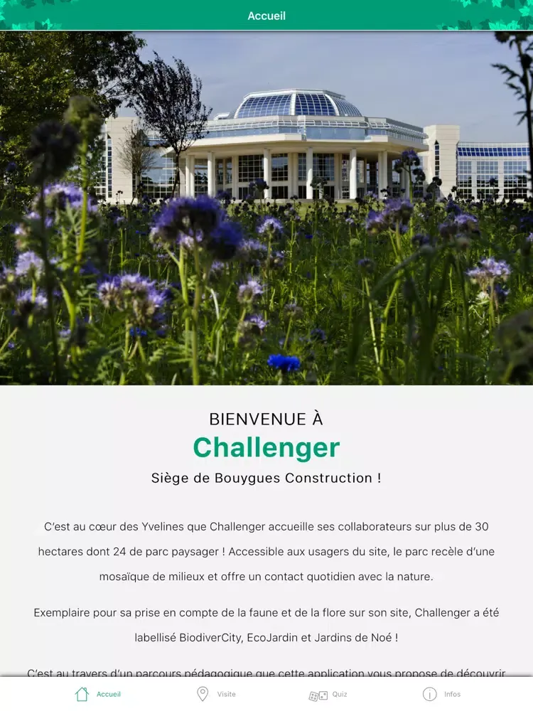 Ảnh chụp màn hình của Jardins de Challenger iPad 