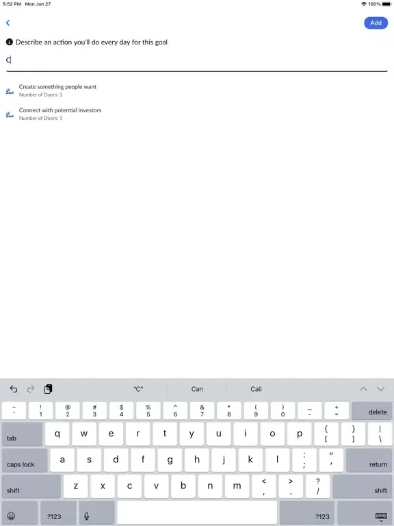 Zrzuty ekranu Progressor iPad 