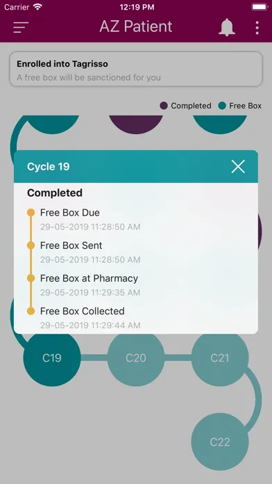Capturas de pantalla de AZCare Patient
