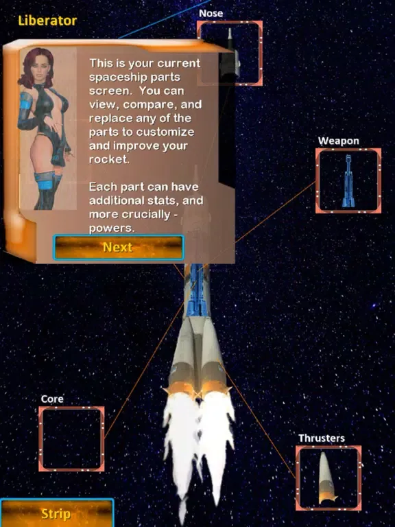 Stellar Strike: Space Shooter iPad  스크린샷