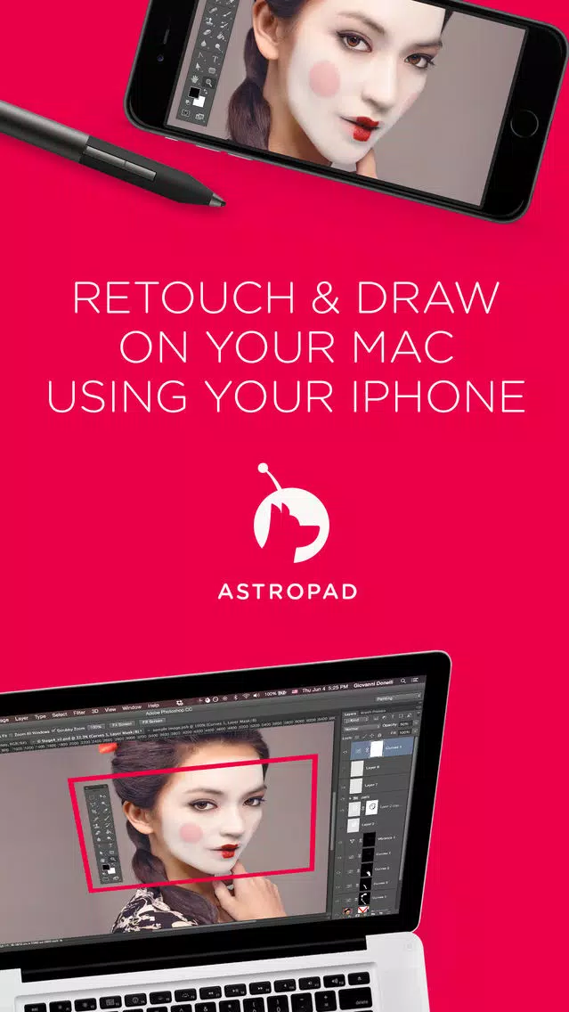 ภาพหน้าจอของ Astropad Mini Drawing Tablet