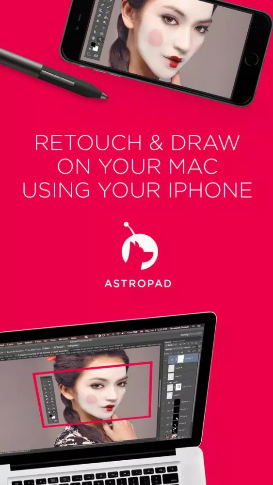 Tangkapan layar Astropad Mini Drawing Tablet