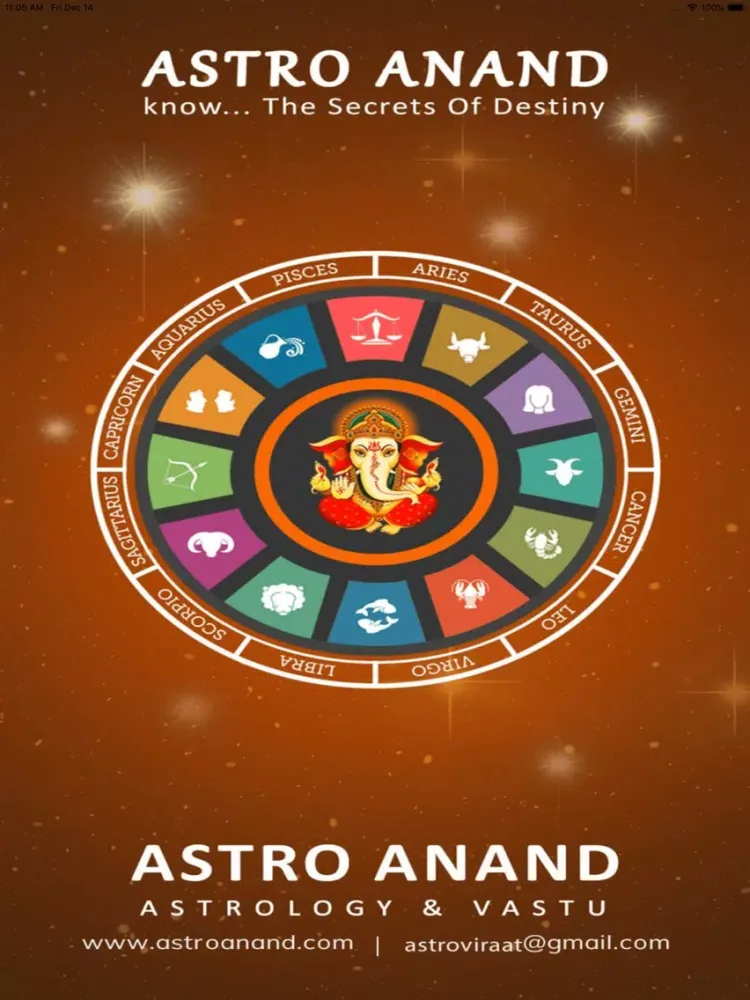 AstroAnand - Astrology & Vastu iPad 應用截圖