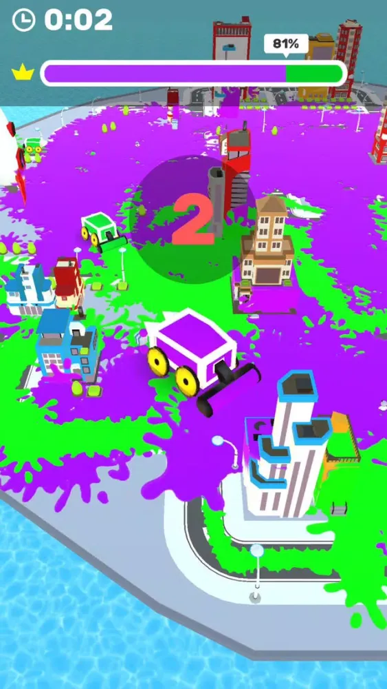 Tangkapan skrin Splat City