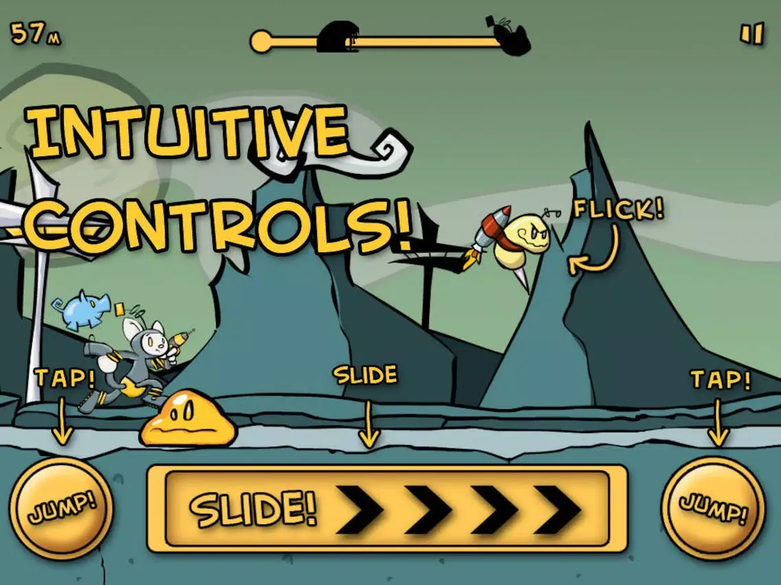Capturas de tela do The Last Ace of Space iPad 