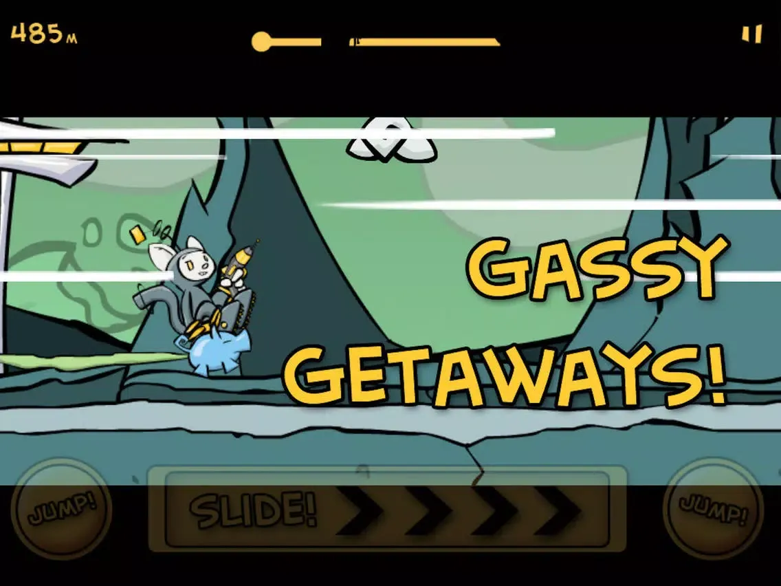 Capturas de tela do The Last Ace of Space iPad 