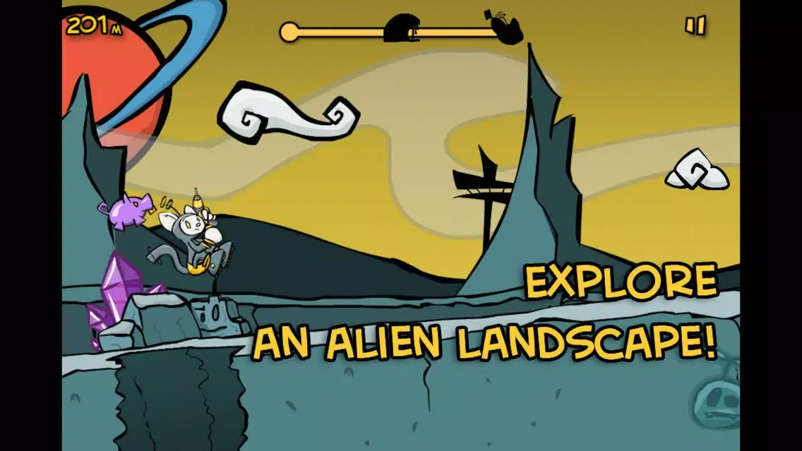 Capturas de tela do The Last Ace of Space