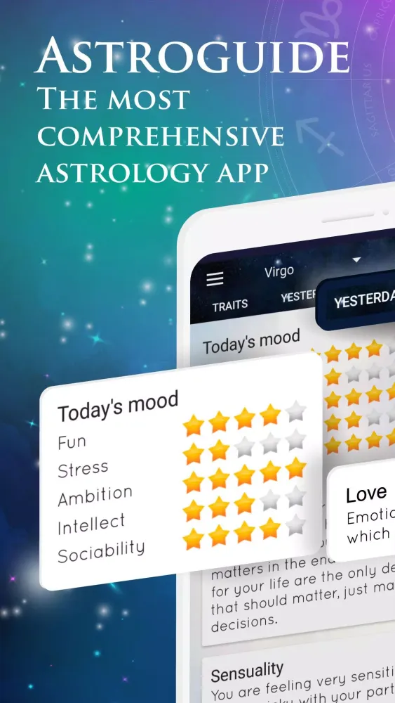 Captures d'écran de Astroguide - Horoscope & Tarot